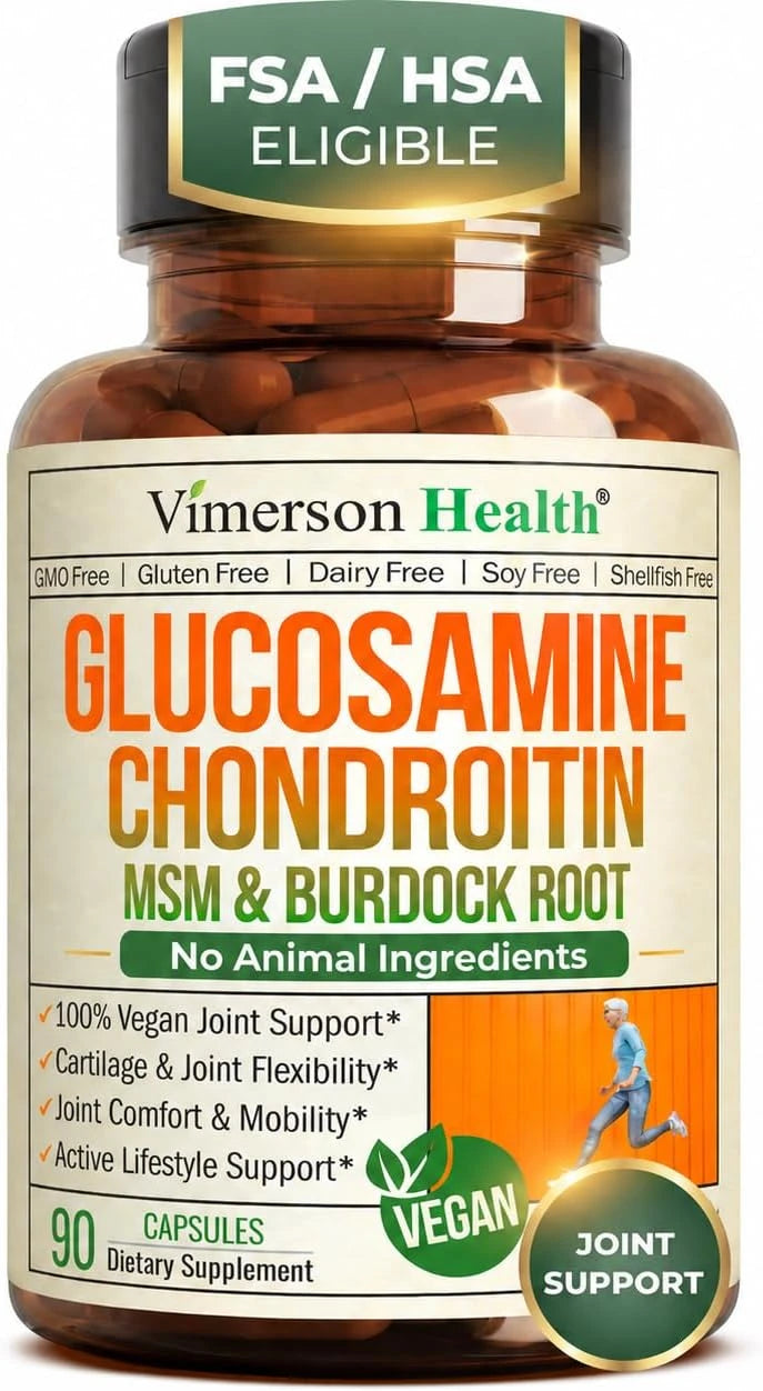 Vegan Glucosamine Chondroitin Capsules
