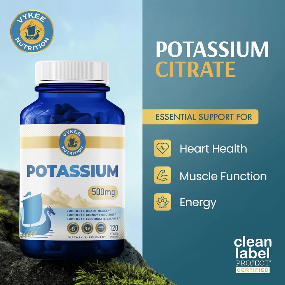Vykee Nutrition Potassium Citrate Capsules